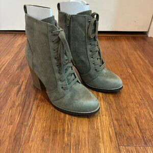 Candies Couture Women's Olive Boots, Size 7, New in Box